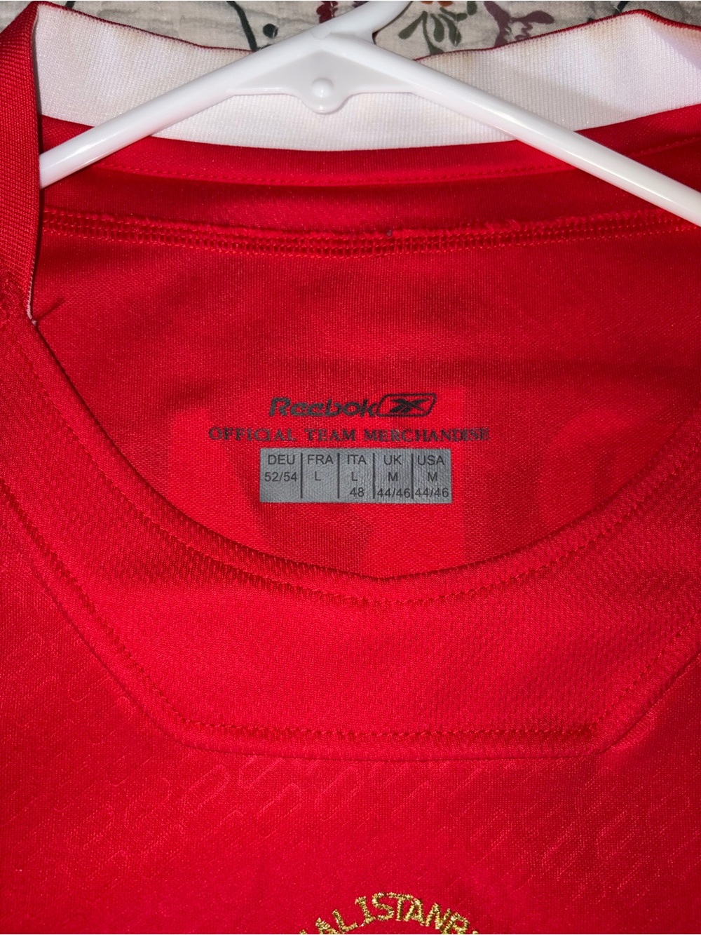 Reebok Liverpool Red Men's Short Sleeve Football Jersey - Picture 3 of 6